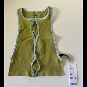 New Out From Under Green Violetta Seamless Cutout Bra Top XS S